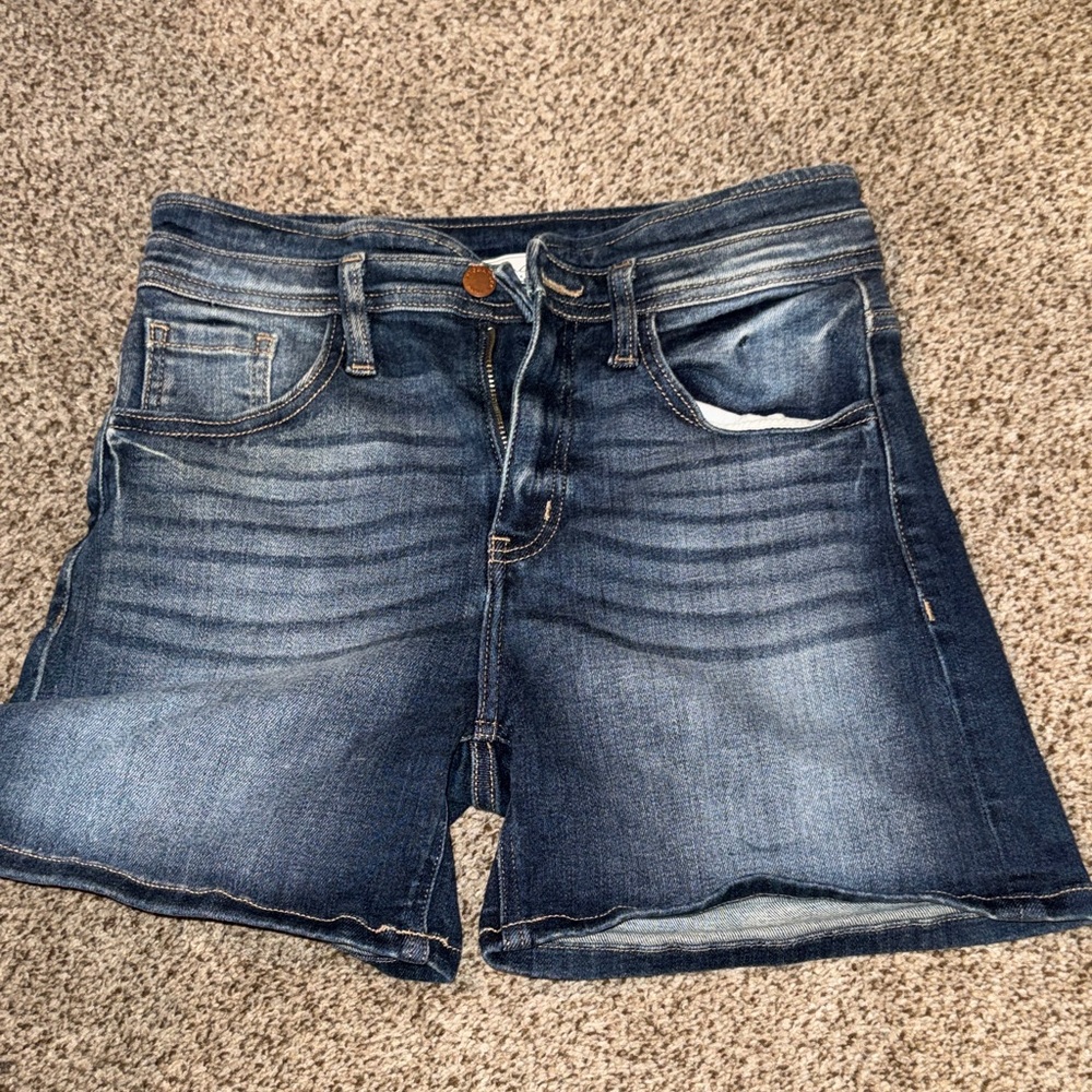 KanCan Dark Blue Jean Shorts